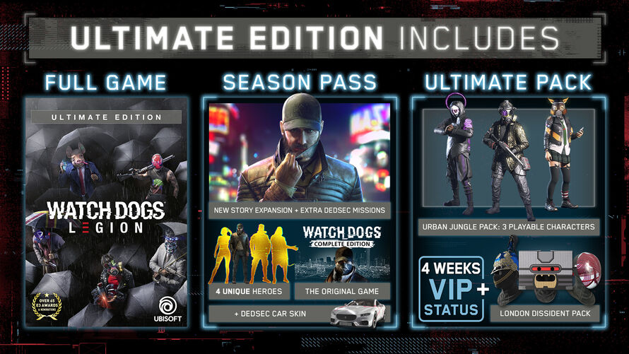 watch dogs legion ultimate edition