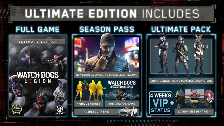 Watch Dogs Legion Ultimate Edition Uk Ubisoft
