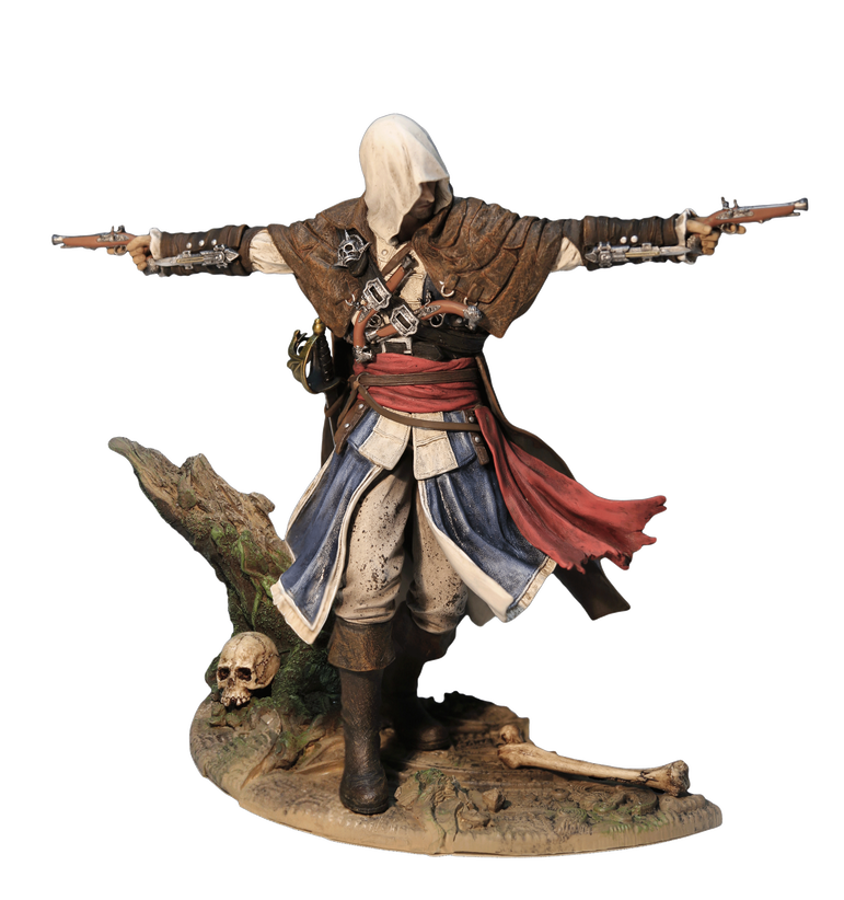 assassin's creed black flag edward kenway statue