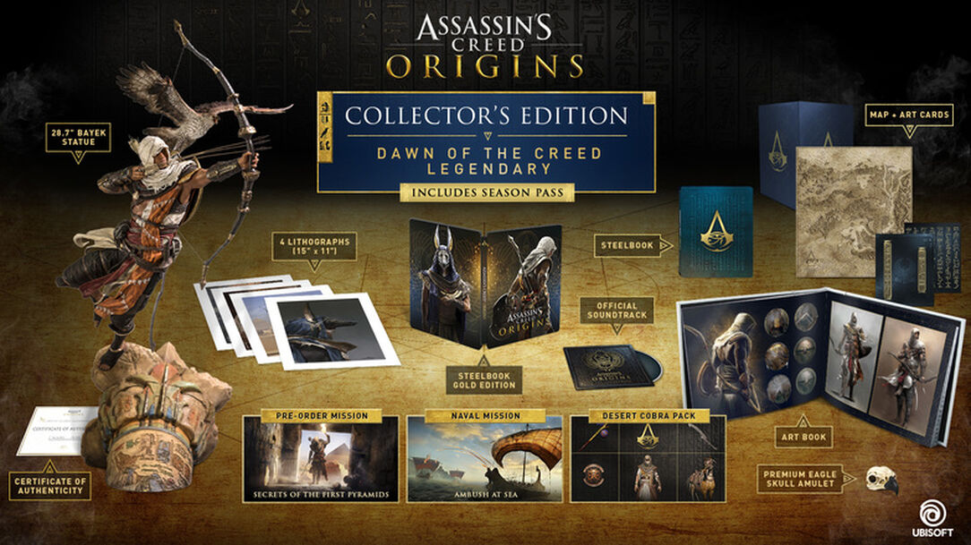 buy assassin s creed dawn of the creed legendary collector s