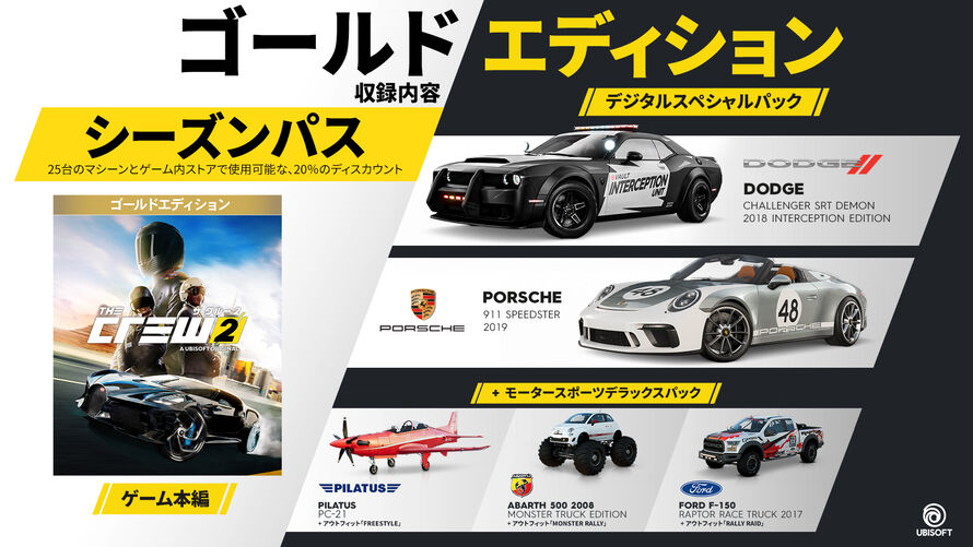 Buy ザ クルー2 ゴールドエディション For Pc Ubisoft Store