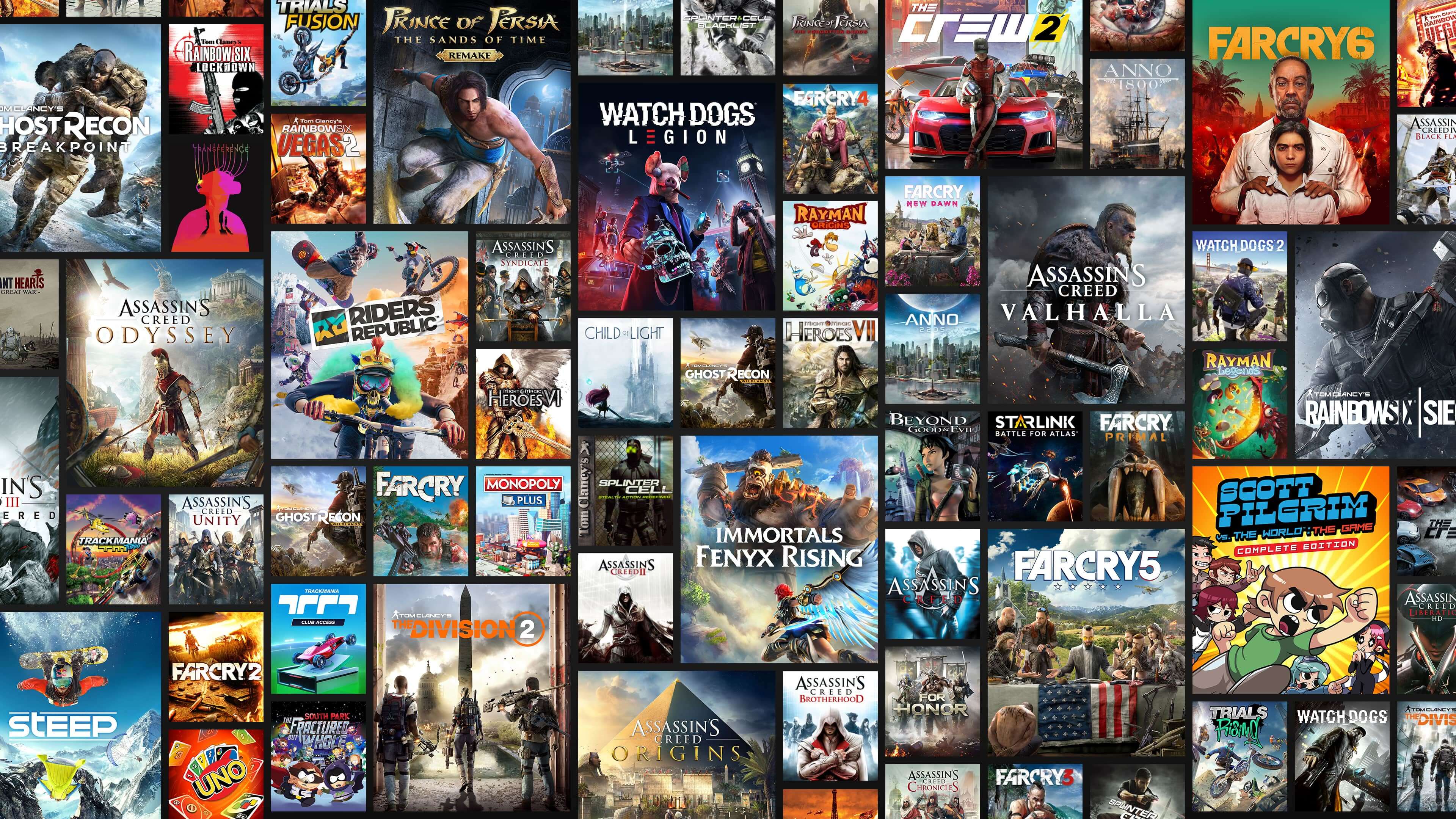 Ubisoft Gaming List Ubisoft Gaming List