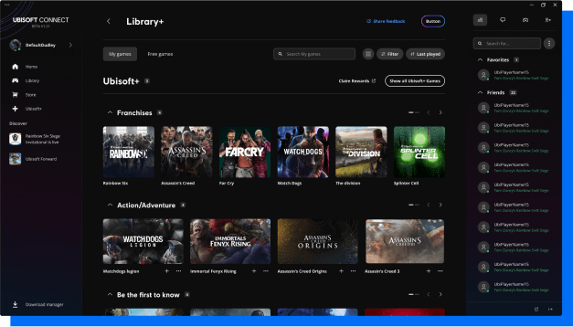 Ubisoft Game Subscription Service 100 Pc Games