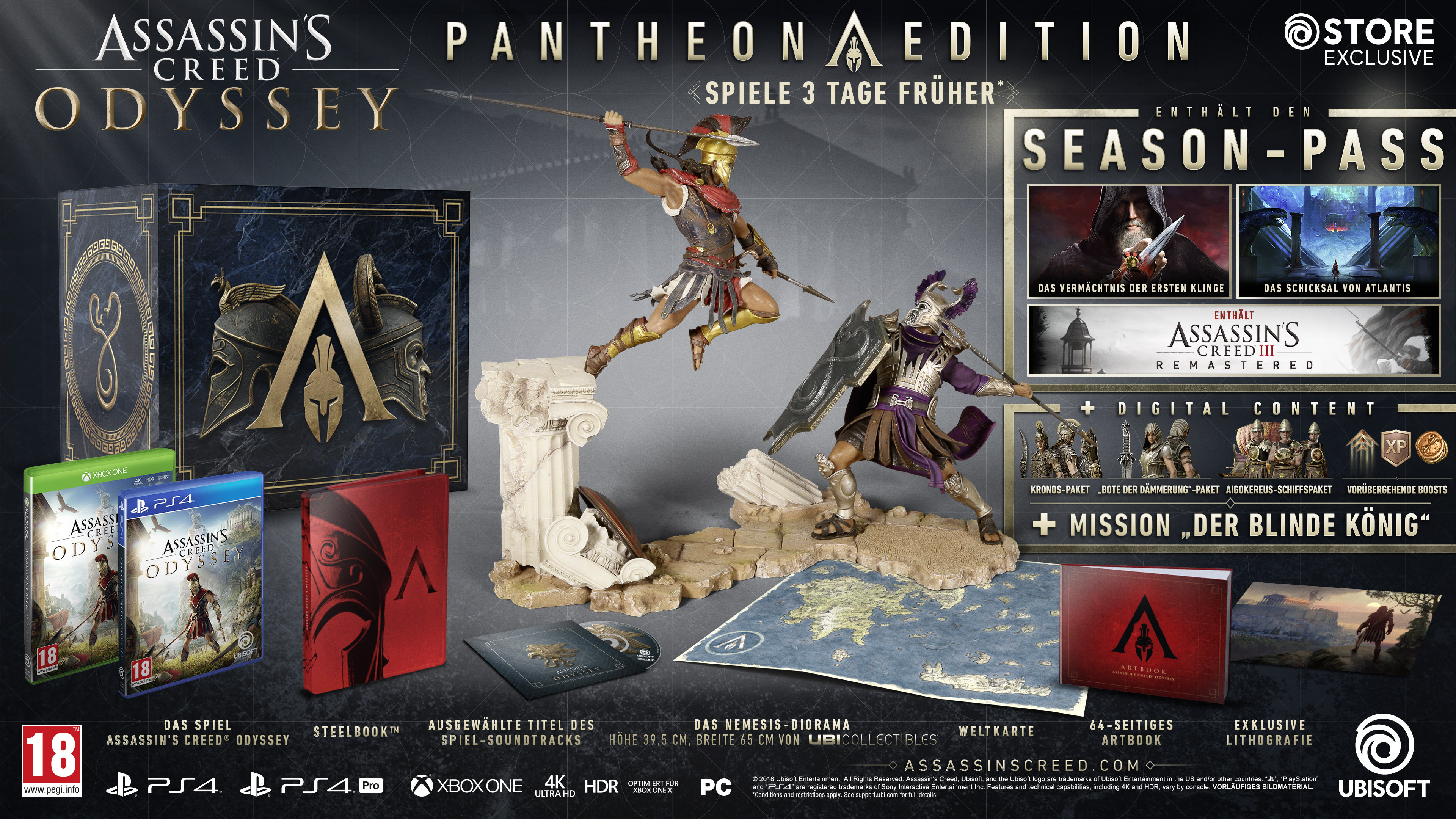 Kaufe Assassin’s Creed Odyssey Pantheon Edition · PC, PS4, Xbox One ...