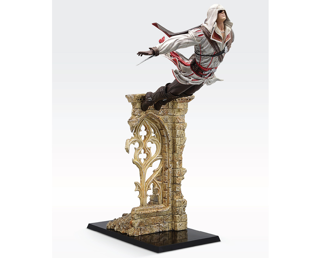 assassin's creed ezio leap of faith statue