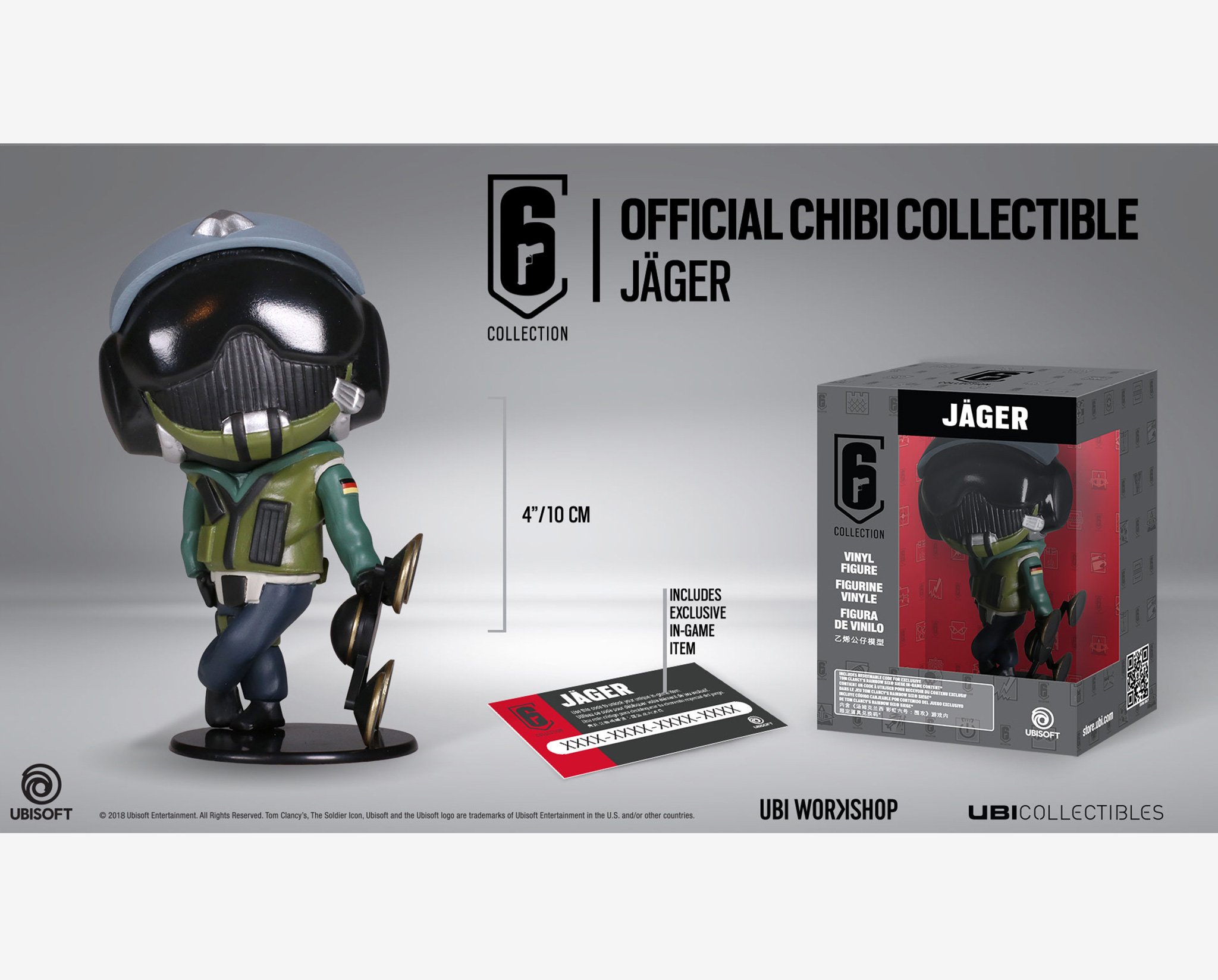Six Siege | Jager Chibi Figurine | Official Ubisoft Store