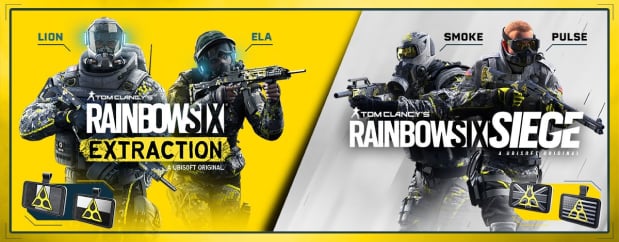 Play Rainbow Six Siege and Rainbow Six Extraction to unlock 18 Extraction Operators in Siege + get the cosmetic United Front bundle in both games.*