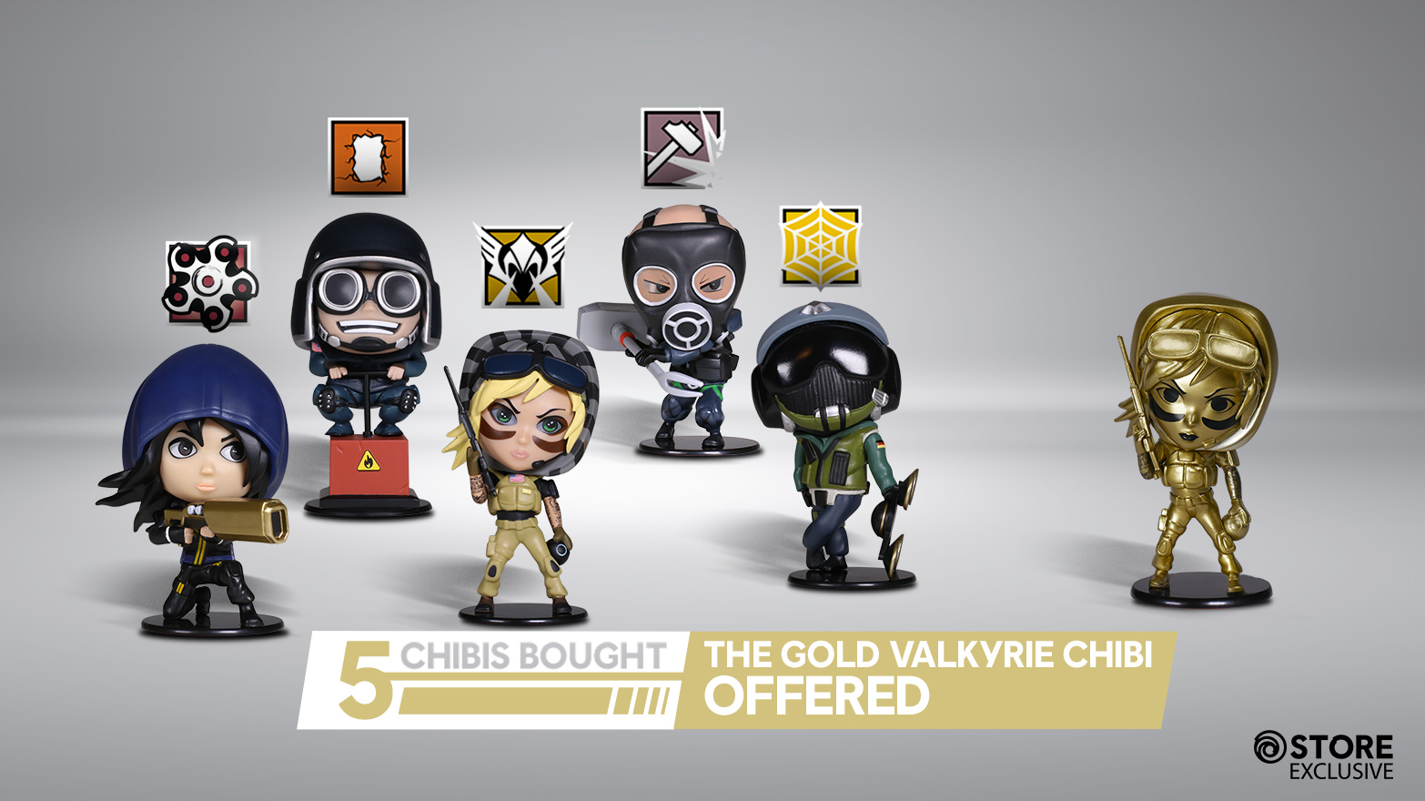 rainbow six chibi figures