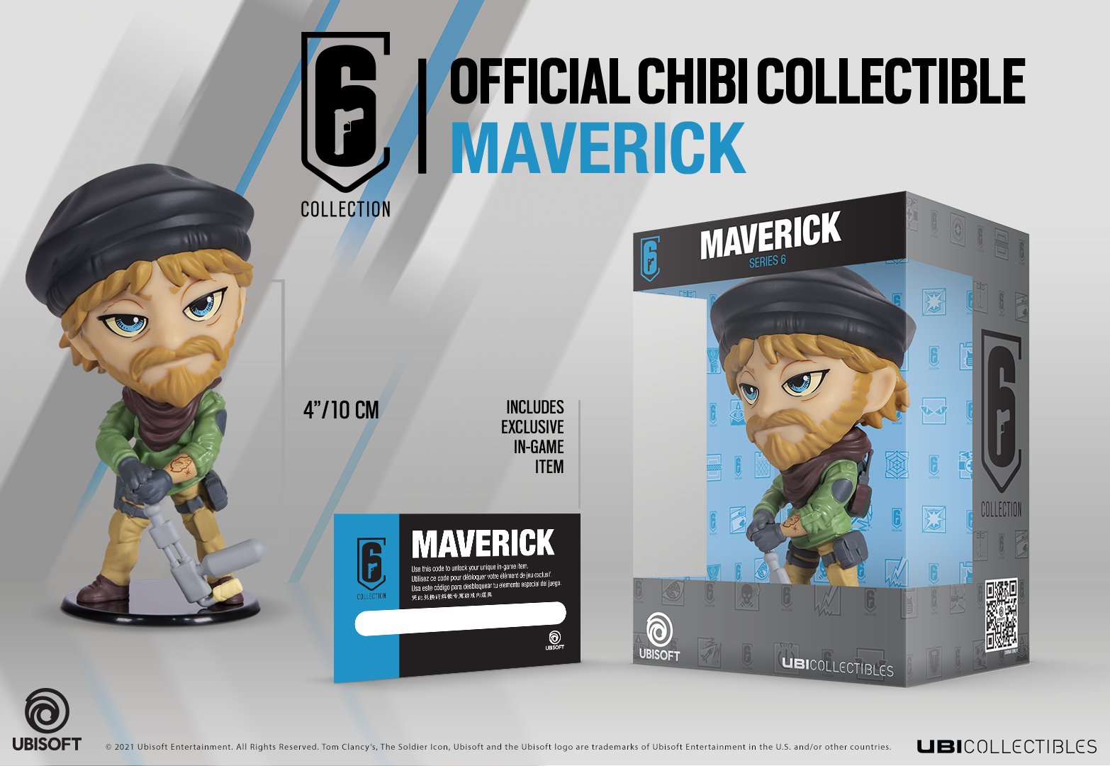 Details about  / Maverick Series 6 Chibi Figure Rainbow Six Siege