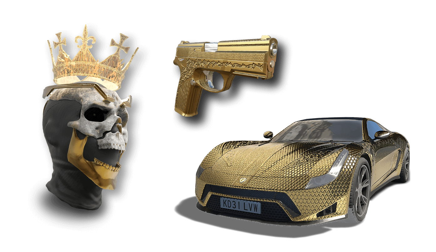 Preorder now And unlock the Golden king pack