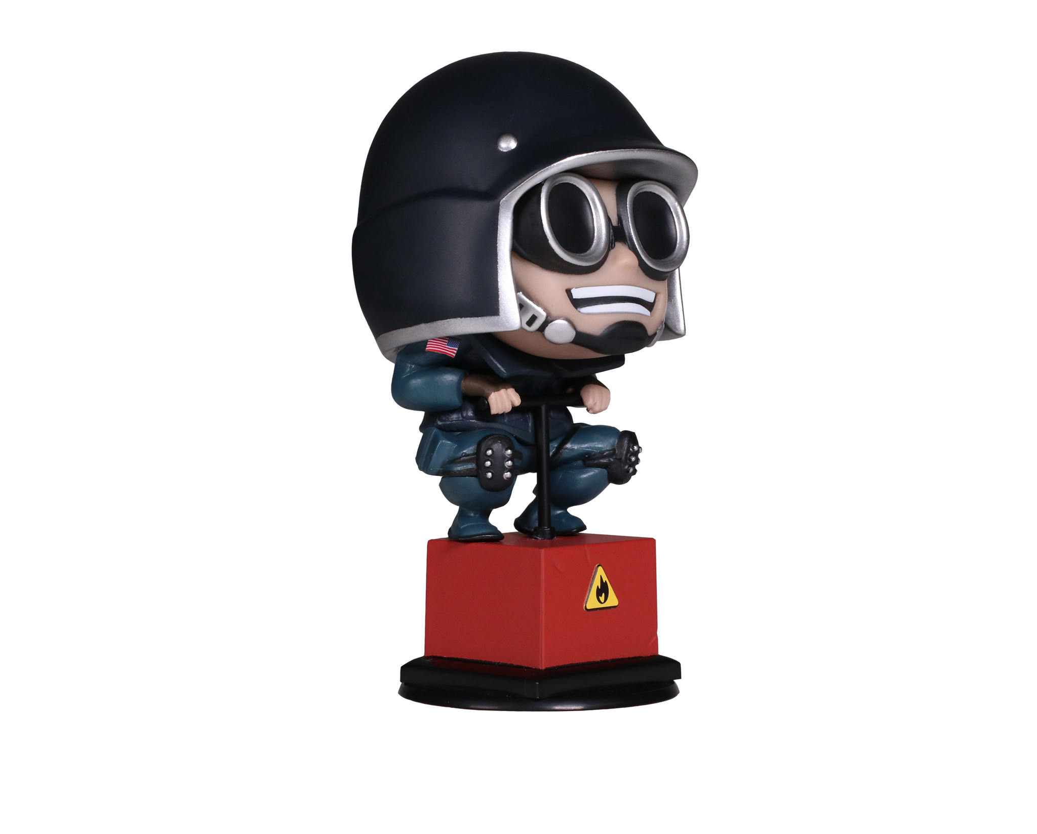Six Siege Thermite Chibi Figurine Official Ubisoft Store