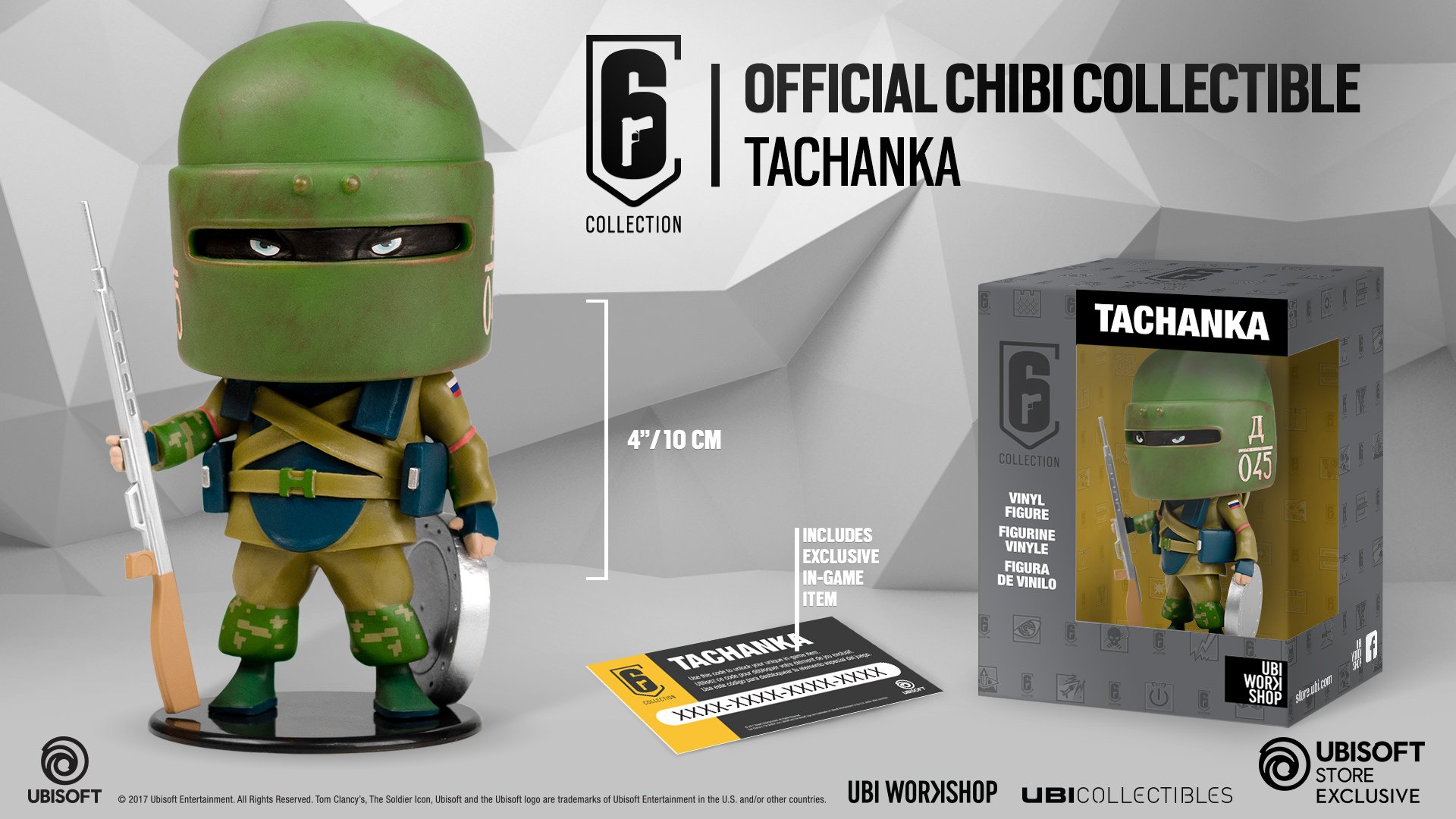 Tachanka Figurine | Six Siege | Official Ubisoft Store | Ubi Workshop