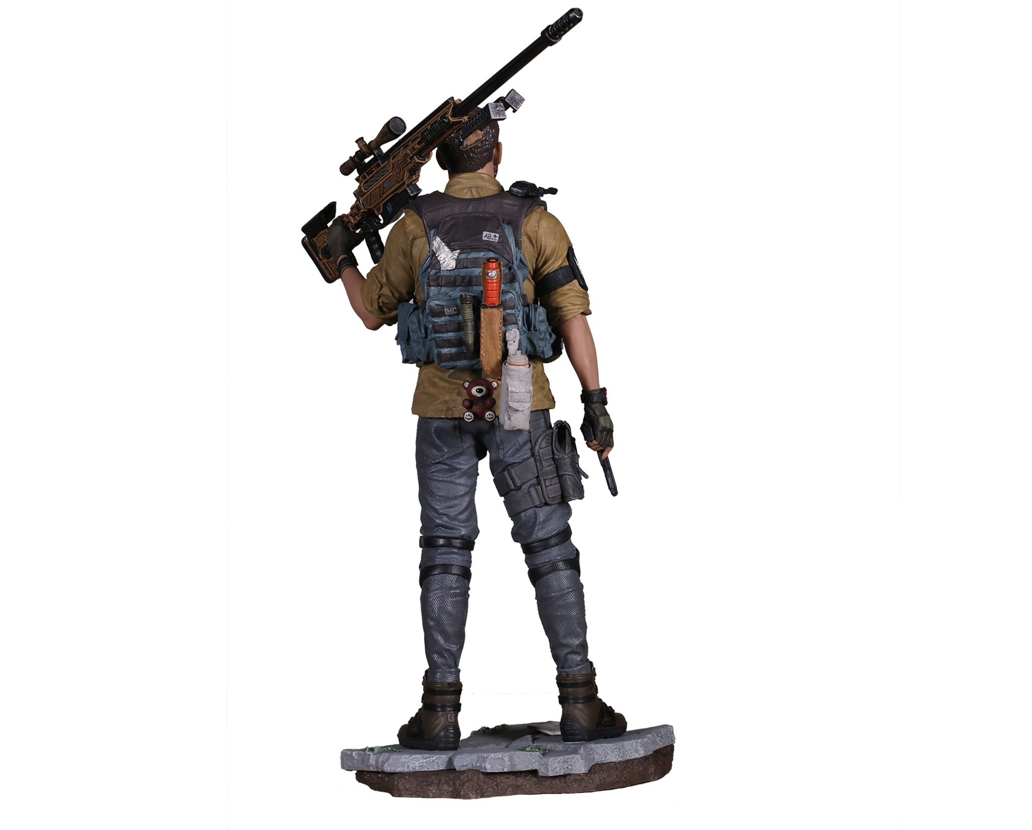 Brian Johnson White & Red Respirator 1/6 scale toy The Division 2 