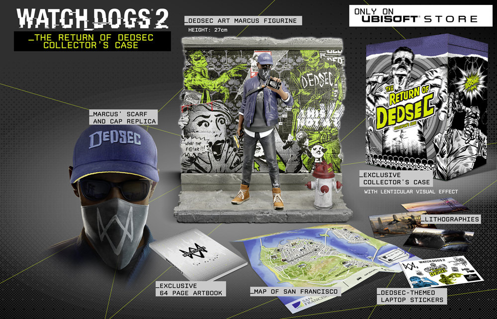 Watch_Dogs 2 - The Return of Dedsec Standalone Collector's Case