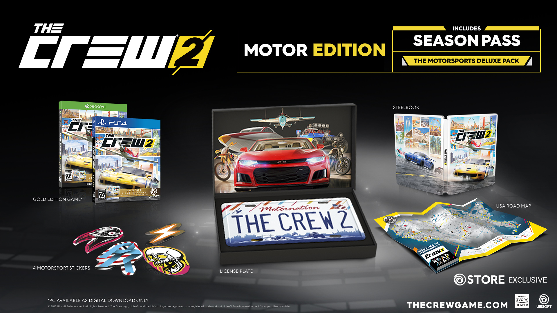 Buy The Crew 2 Motor Edition for PS4, Xbox One and PC | Ubisoft Official  Store