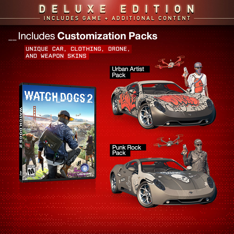 Buy Watch Dogs 2 Deluxe Edition For Ps4 Xbox One And Pc Ubisoft Official Store Buy Watch Dogs 2 Deluxe Edition For Ps4 Xbox One And Pc Ubisoft Official Store