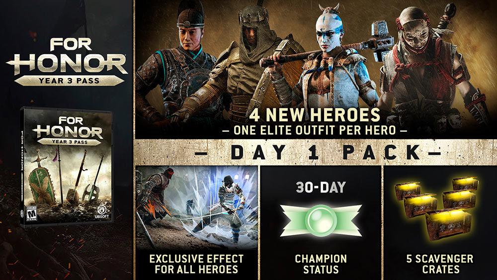 Buy For Honor Year 3 Pass For Pc Ubisoft Official Store